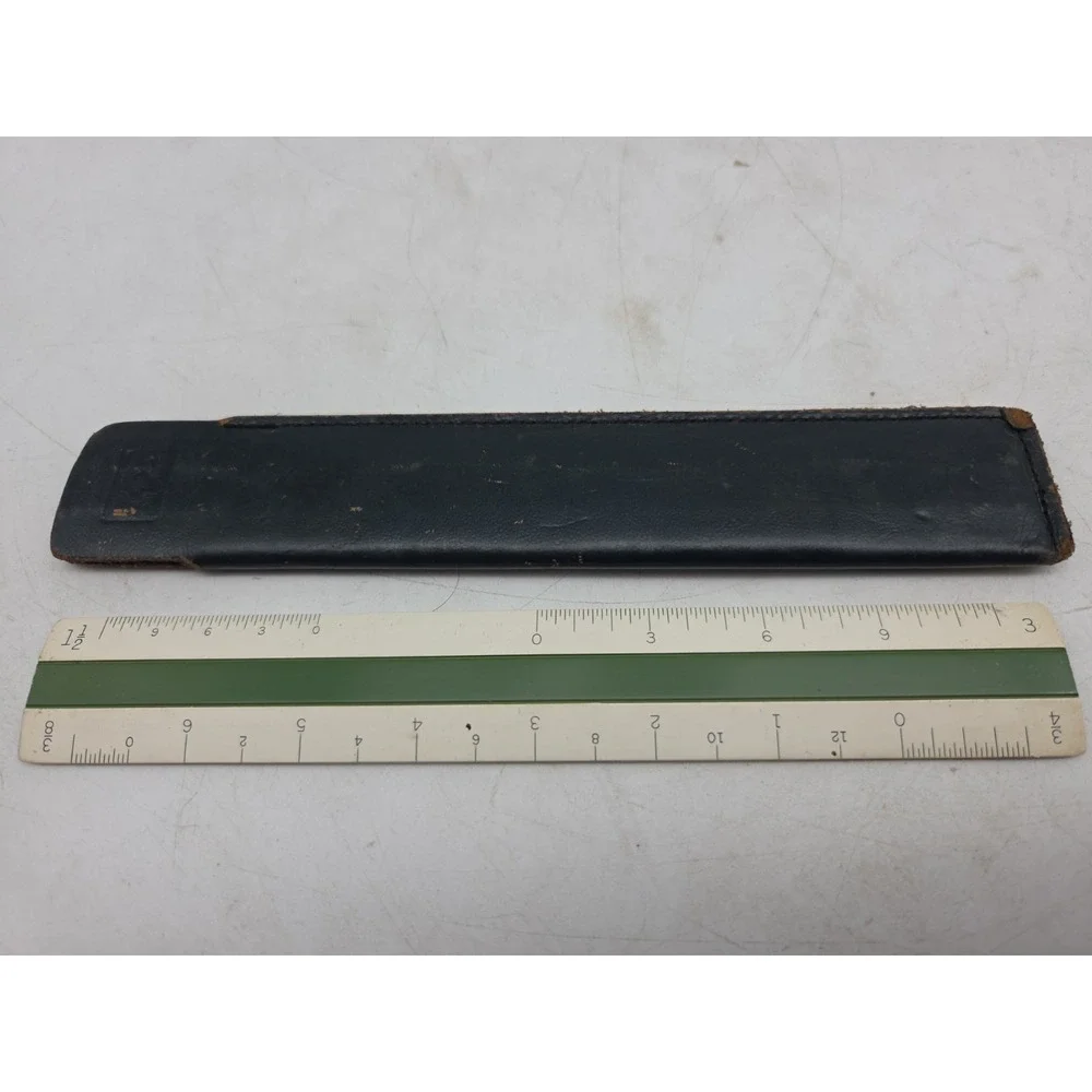 Vintage Keuffel & Esser Co K&E 6 Inch Pocket Ruler 1399W with Leather Case